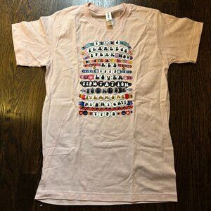 Women's T-shirt NWOT - Taylor Swift Eras Tour w/friendship bracelets, size S